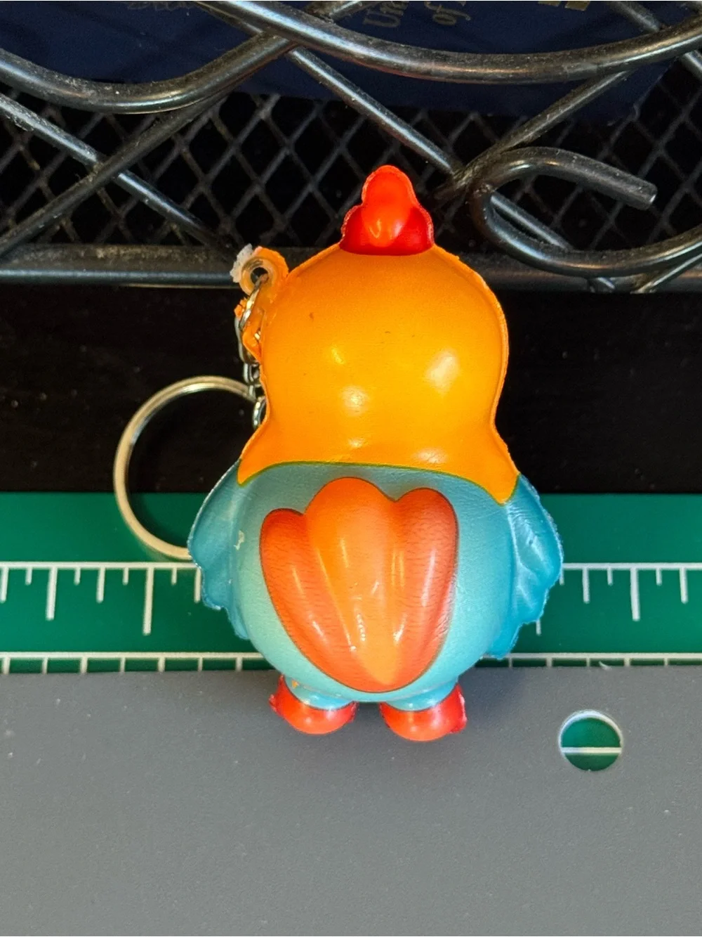 Brand New Cute Cartoon Chicken / Rooster Squishy Keychain TikTok Viral